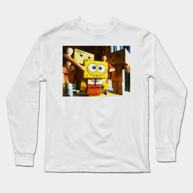 SpongeBob always loves the group hugs Long Sleeve T-Shirt by PictureNZ